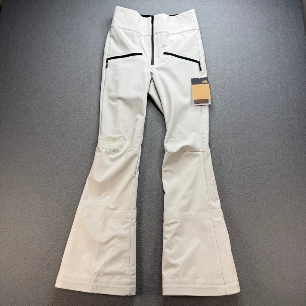 The North Face Pants Womens 2 White Snoga Ski Snowboard WindWall High Rise Flare